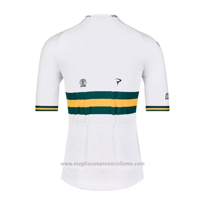 2022 Abbigliamento Ciclismo Ineos Grenadiers Campione Australia Manica Corta e Salopette